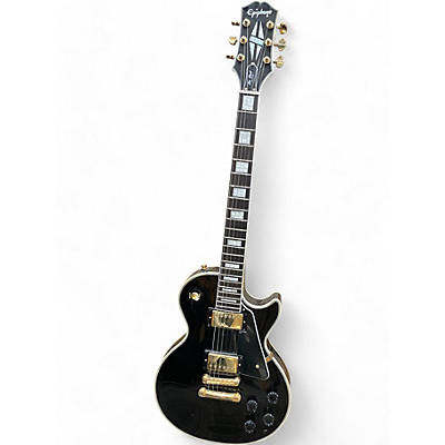 Epiphone Used 2021 Epiphone Les Paul Custom Ebony Solid Body Electric Guitar