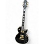 Used 2021 Epiphone Les Paul Custom Ebony Solid Body Electric Guitar Ebony