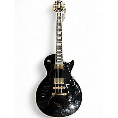 Used 2021 Epiphone Les Paul Custom Ebony Solid Body Electric Guitar