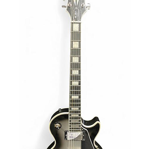 Used 2021 Epiphone Les Paul Custom Silverburst Solid Body Electric Guitar Silverburst