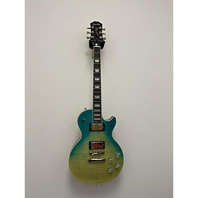 Epiphone Used 2021 Epiphone Les Paul Modern Figured Caribbean Blue Solid Body Electric Guitar