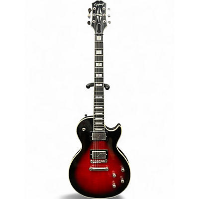 Used 2021 Epiphone Les Paul Prophecy GX Crimson Burst Solid Body Electric Guitar