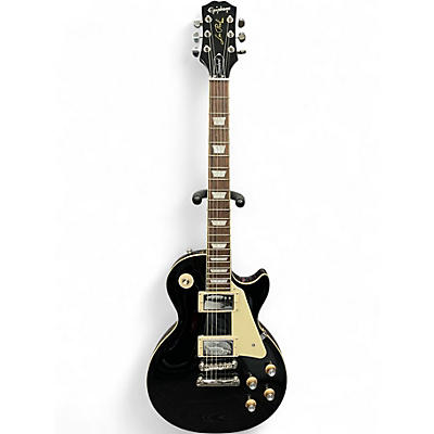 Used 2021 Epiphone Les Paul Standard 60s Ebony Solid Body Electric Guitar