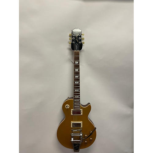 Epiphone Used 2021 Epiphone Les Paul Standard Gold Top Solid Body Electric Guitar Gold Top