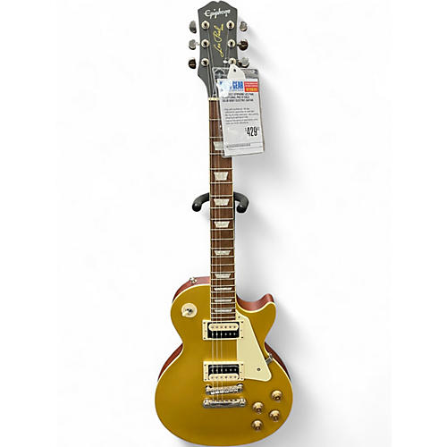 Used 2021 Epiphone Les Paul Traditional Pro IV GOLD Solid Body Electric Guitar GOLD
