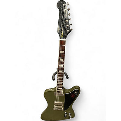Used 2021 Epiphone Limited Run Firebird Green Solid Body Electric Guitar