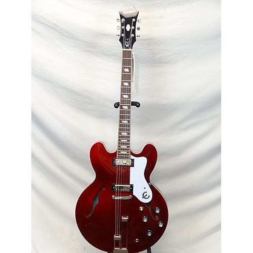 Epiphone Used 2021 Epiphone Riviera Burgundy Hollow Body Electric Guitar Burgundy