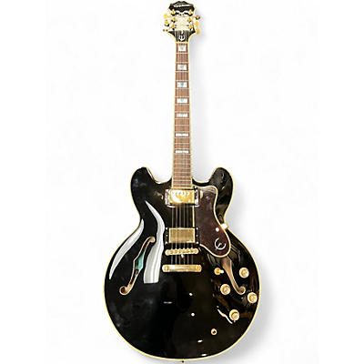 Used 2021 Epiphone Sheraton II Black Gloss Hollow Body Electric Guitar