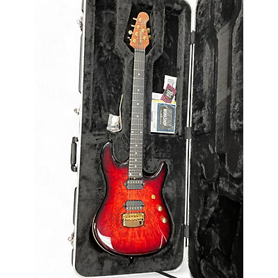 Used 2021 Ernie Ball Music Man Jason Richardson Signature Cutlass Rorschach Red Solid Body Electric Guitar