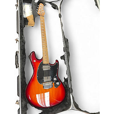 Used 2021 Ernie Ball Music Man STINGRAY RS HH GUITAR BURNT AMBER Solid Body Electric Guitar