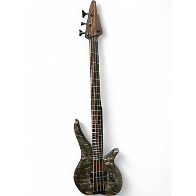 Used 2021 Felton R4 Neck Through Charcoal Burl Electric Bass Guitar