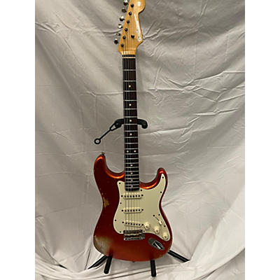 Fender Used 2021 Fender 1959 Heavy Relic Stratocaster Candy Apple Red Solid Body Electric Guitar