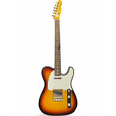 Used 2021 Fender 61 JOURNEYMAN RELIC TELE CUSTOM  3 Tone Sunburst Solid Body Electric Guitar