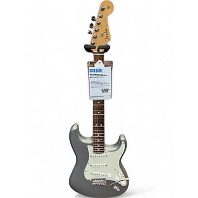 Fender Used 2021 Fender 75 Anniversary Stratocaster Metallic Silver Solid Body Electric Guitar