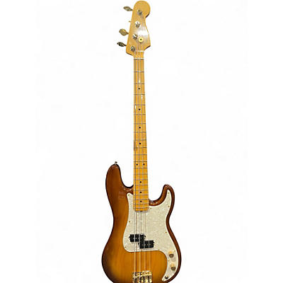 Used 2021 Fender 75th Anniversary Commemorative American Precision Bass 2 COLOR BOURBON BURST Electric Bass Guitar