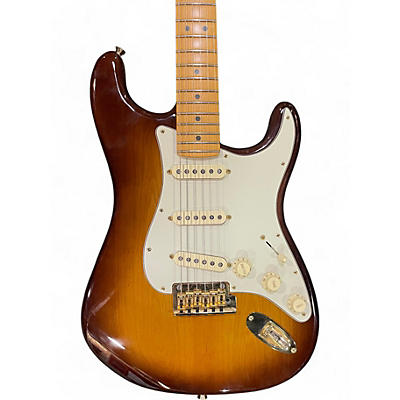 Fender Used 2021 Fender 75th anniversary commemorative American Stratocaster Tobacco Burst Solid Body Electric Guitar