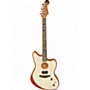 Used 2021 Fender American Acoustasonic Jazzmaster Arctic White Acoustic Electric Guitar Arctic White