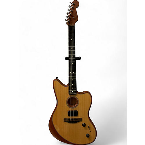 Fender Used 2021 Fender American Acoustasonic Jazzmaster Natural Acoustic Electric Guitar Natural