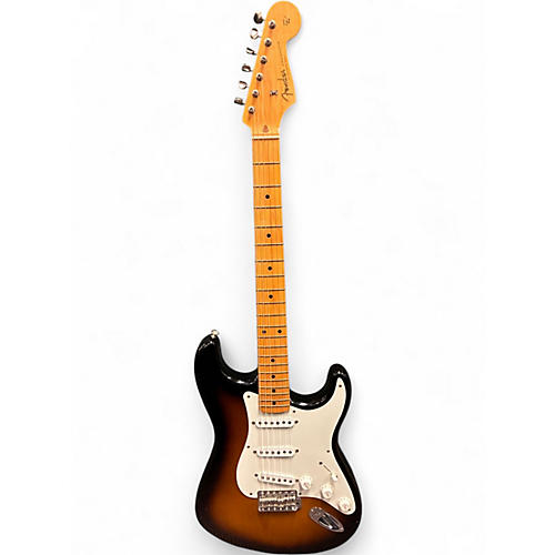 Used 2021 Fender American Original 50s Stratocaster 2 Tone Sunburst Solid Body Electric Guitar 2 Tone Sunburst