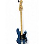 Used Fender Used 2021 Fender American Performer Precision Bass SATIN LAKE PLACID Electric Bass Guitar SATIN LAKE PLACID