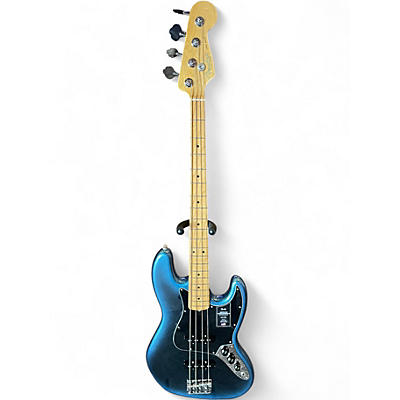 Used 2021 Fender American Professional II Jazz Bass DARK NIGHT Electric Bass Guitar