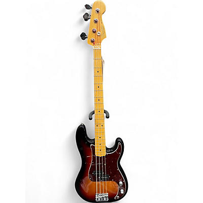 Used 2021 Fender American Professional II Precision Bass 2 Tone Sunburst Electric Bass Guitar