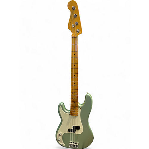 Used 2021 Fender American Professional II Precision Bass MYSTIC SURF GREEN Electric Bass Guitar MYSTIC SURF GREEN