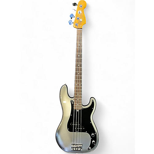 Fender Used 2021 Fender American Professional II Precision Bass Mercury Electric Bass Guitar Mercury