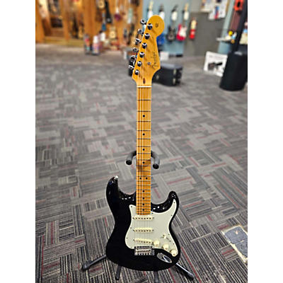 Fender Used 2021 Fender American Professional II Stratocaster Black Solid Body Electric Guitar