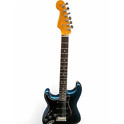 Used 2021 Fender American Professional II Stratocaster  LH DARK NIGHT Electric Guitar