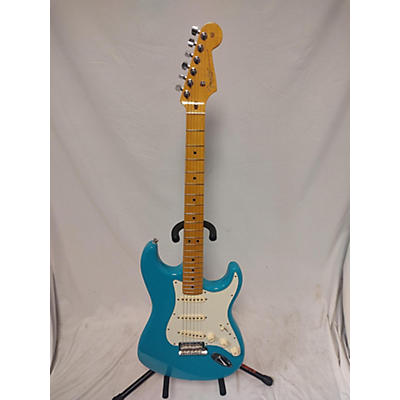 Fender Used 2021 Fender American Professional II Stratocaster Miami Blue Solid Body Electric Guitar