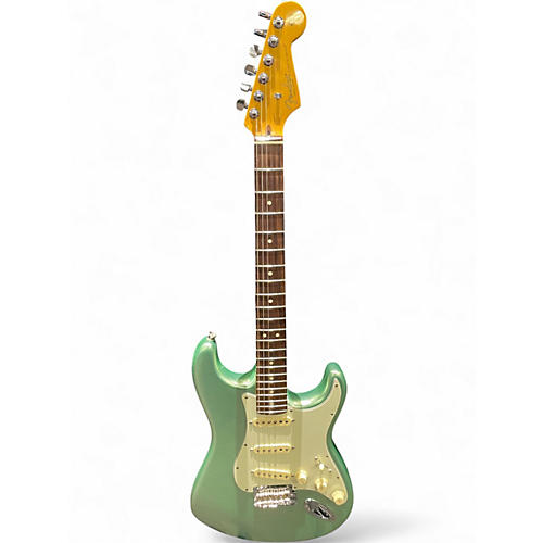 Used 2021 Fender American Professional II Stratocaster Mystic Surf Green Solid Body Electric Guitar Mystic Surf Green