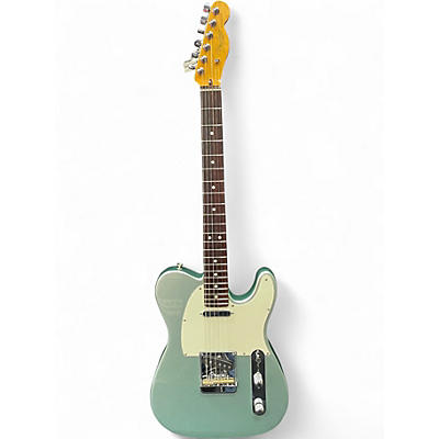 Used 2021 Fender American Professional II Telecaster Mystic Surf Green Solid Body Electric Guitar