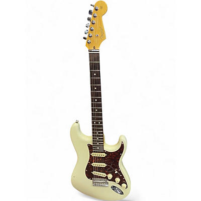 Used 2021 Fender American Standard Stratocaster Olympic White Solid Body Electric Guitar