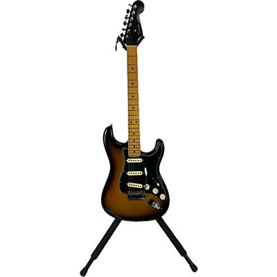 Fender Used 2021 Fender American Ultra Luxe Stratocaster 2 Color Sunburst Solid Body Electric Guitar