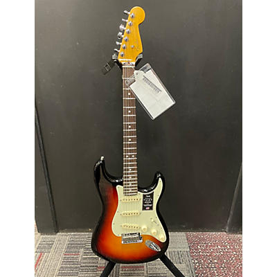 Fender Used 2021 Fender American Ultra Stratocaster 3 Tone Sunburst Solid Body Electric Guitar