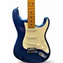 Used 2021 Fender American Ultra Stratocaster Blue Solid Body Electric Guitar Blue