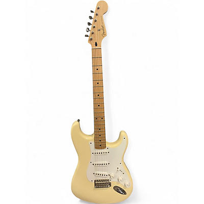 Used 2021 Fender Artist Series Jimmie Vaughan Tex-Mex Stratocaster Olympic White Solid Body Electric Guitar