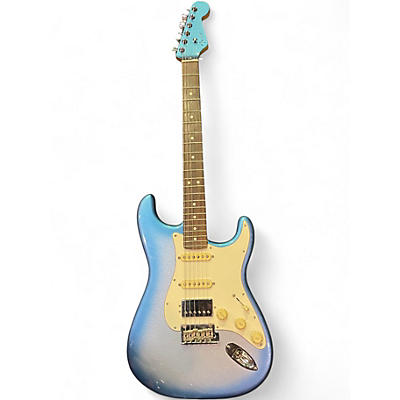 Used 2021 Fender CORONA CALIFORNIA  SKY BURST Metallic Solid Body Electric Guitar