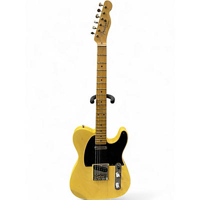 Used 2021 Fender CUSTOM SHOP '52 TELECASTER JOURNEYMAN NOCASTER BLONDE Solid Body Electric Guitar
