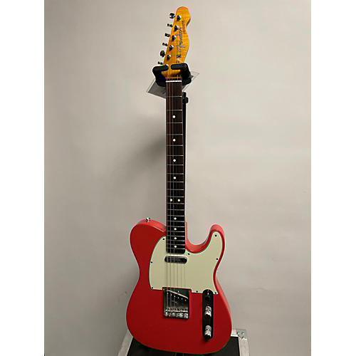 Fender Used 2021 Fender CUSTOM SHOP LTD ED 1963 NOS TELECASTER Fiesta Red Solid Body Electric Guitar Fiesta Red