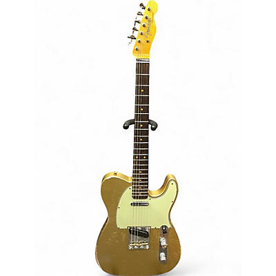 Used 2021 Fender CUSTOM SHOP S21 LTD 61 TELE RELIC Aztec Gold Solid Body Electric Guitar