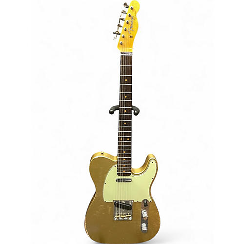 Used 2021 Fender CUSTOM SHOP S21 LTD 61 TELE RELIC Aztec Gold Solid Body Electric Guitar Aztec Gold