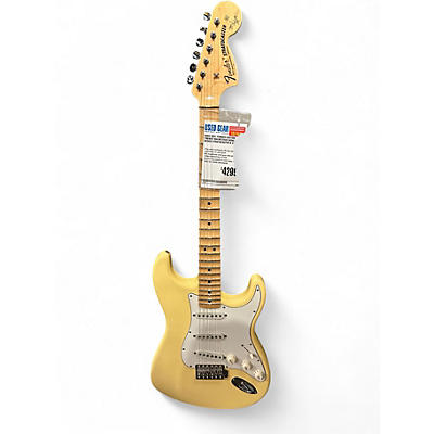 Used 2021 Fender Custom Shop Yngwie Malmsteen Signature Series Stratocaster N Vintage White Solid Body Electric Guitar