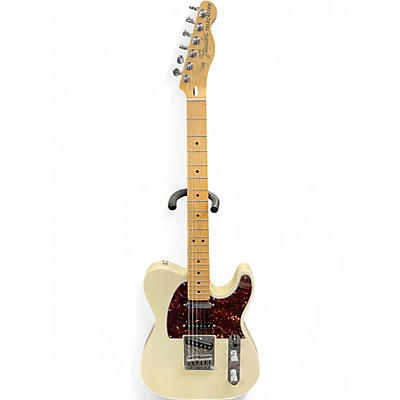 Used 2021 Fender Deluxe Nashville Telecaster White Blonde Solid Body Electric Guitar