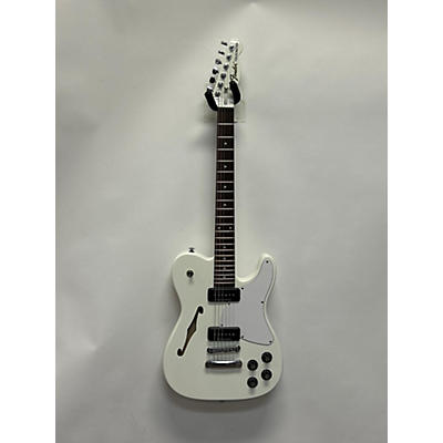 Fender Used 2021 Fender JA90 Jim Adkins Thinline Telecaster Arctic White Hollow Body Electric Guitar