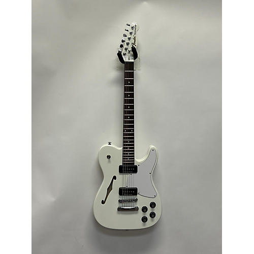 Fender Used 2021 Fender JA90 Jim Adkins Thinline Telecaster Arctic White Hollow Body Electric Guitar Arctic White