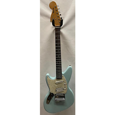 Fender Used 2021 Fender Jagstang Left Handed Daphne Blue Electric Guitar