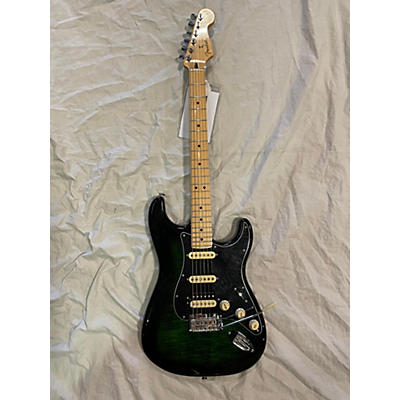 Fender Used 2021 Fender Limited Edition Player Stratocaster HSS Green Burst Solid Body Electric Guitar