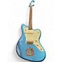 Used 2021 Fender MIJ tradional II 60s Jazzmaster Skyburst Blue Solid Body Electric Guitar Skyburst Blue